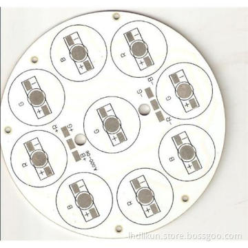 Al-Base PCB with White Soldermask and Black Silkscreen (NTC0033)
